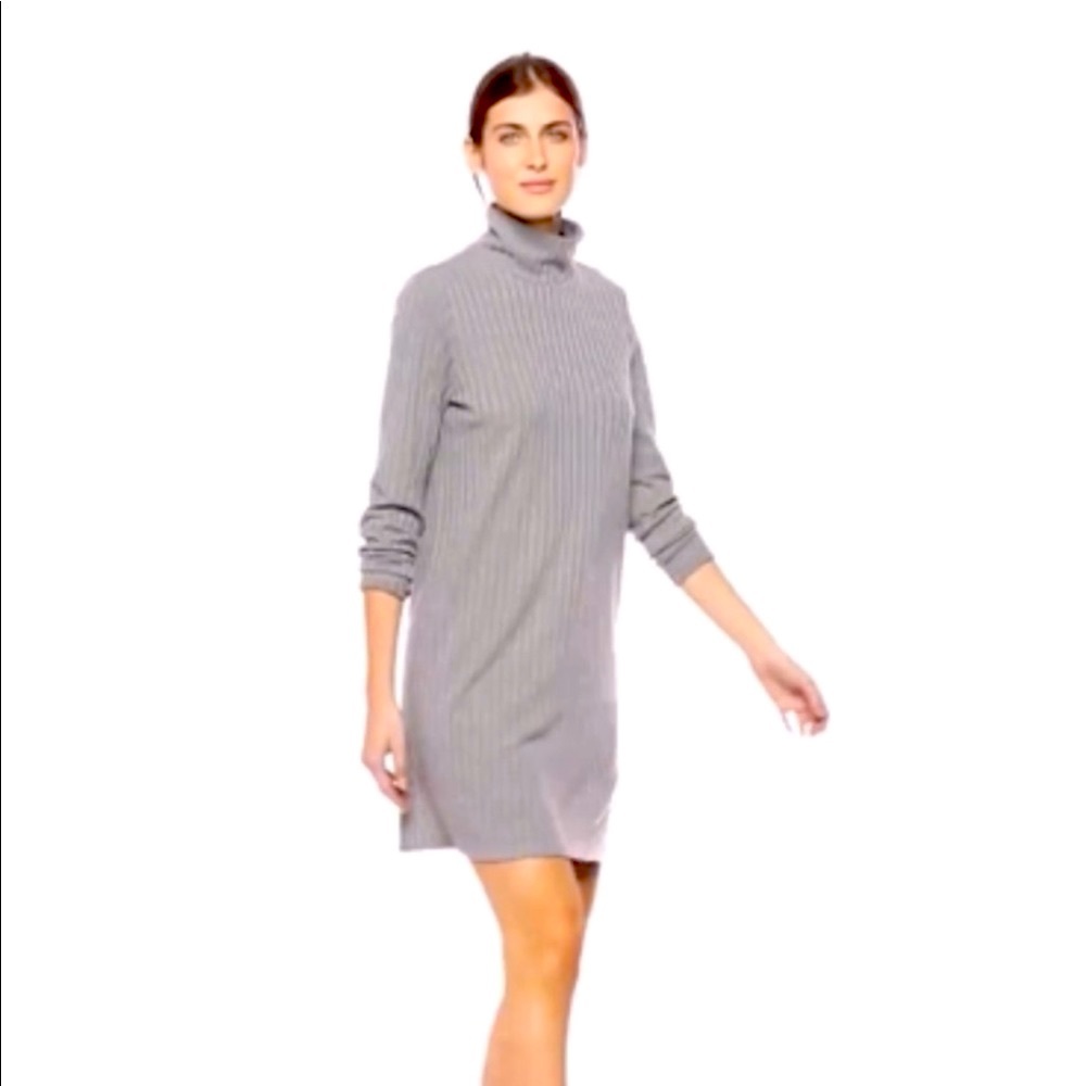 🔸Kensie Rib Knit Turtleneck Dress (mock neck) - Picture 7 of 15